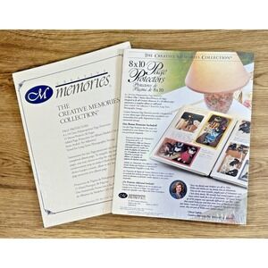 Creative Memories 8x10 30 Page Protectors Lot of 2 New Sealed USA Scrapbook 1999